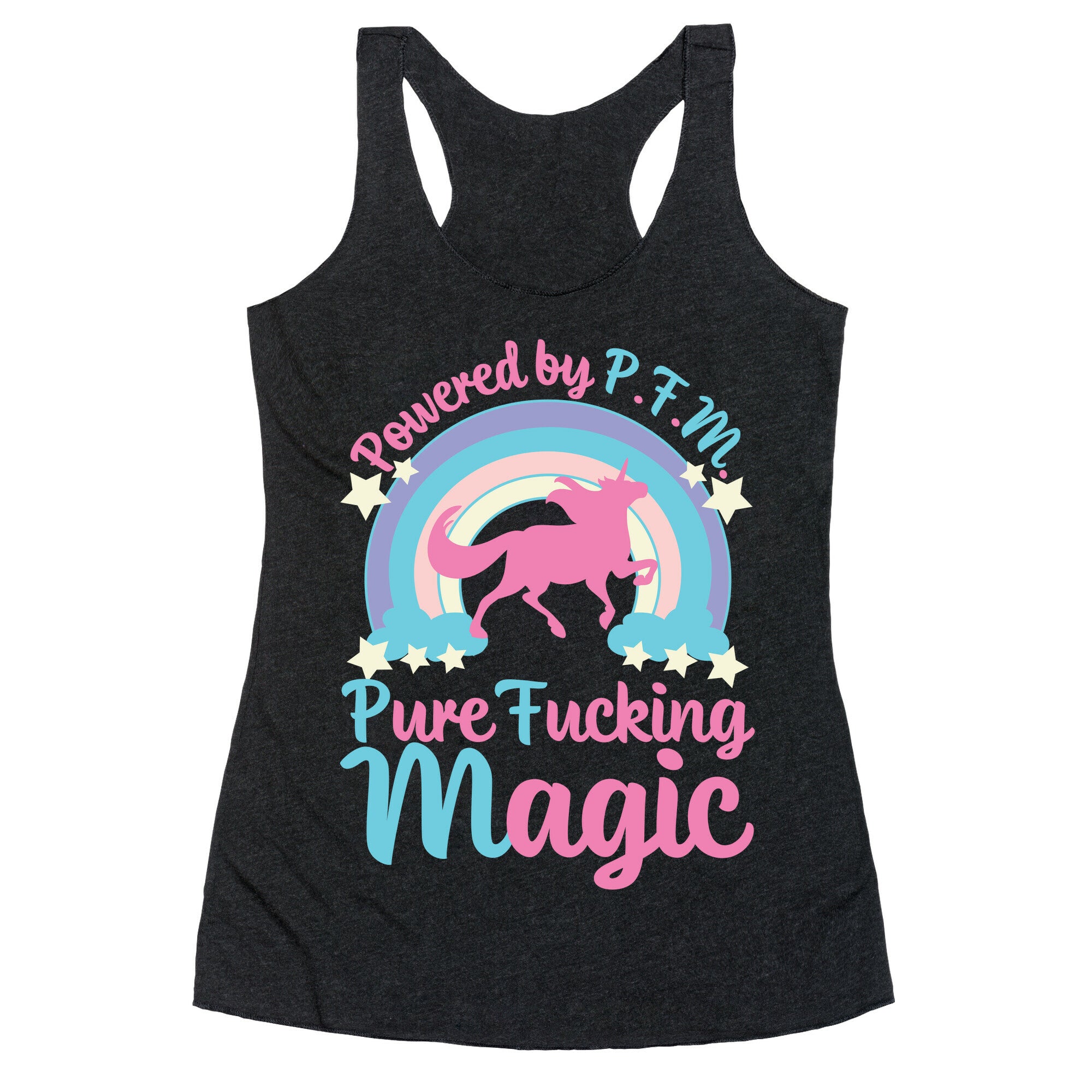 Powered by PFM Racerback Tank